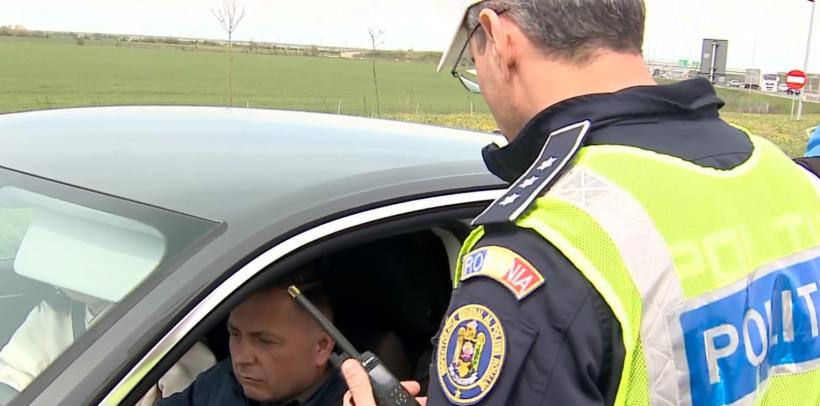 Reguli noi pe autostradă. Poliția nu va mai putea trage șoferii pe banda de urgență decât în cazuri excepționale