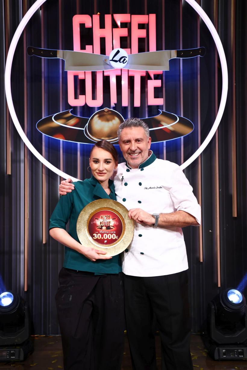 Finala Chefi la cuțite, record de audiență. Marina Luca, cuțitul de aur al lui Chef Sautner, a câștigat sezonul 17. Diseară, începe competiția copiilor, Chefi la cuțite – Viitorul are gust 19010454