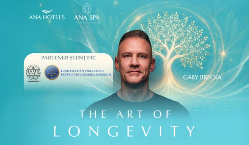 Gary Brecka, unul dintre cei mai influenți experți internaționali în longevitate, vine în România. Senatul Științific, partener al evenimentului „The Art of Longevity”