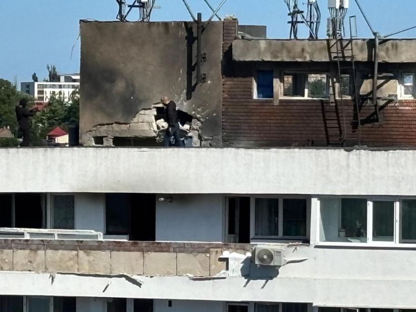 Victimele dronei de la Galați, o femeie și un băiat de 14 ani, rămân internate în spital cu arsuri