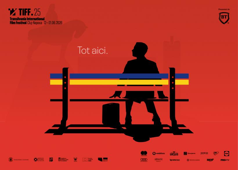 Tot aici. Istoria Clujului și a festivalului, evocate în noul afiș TIFF