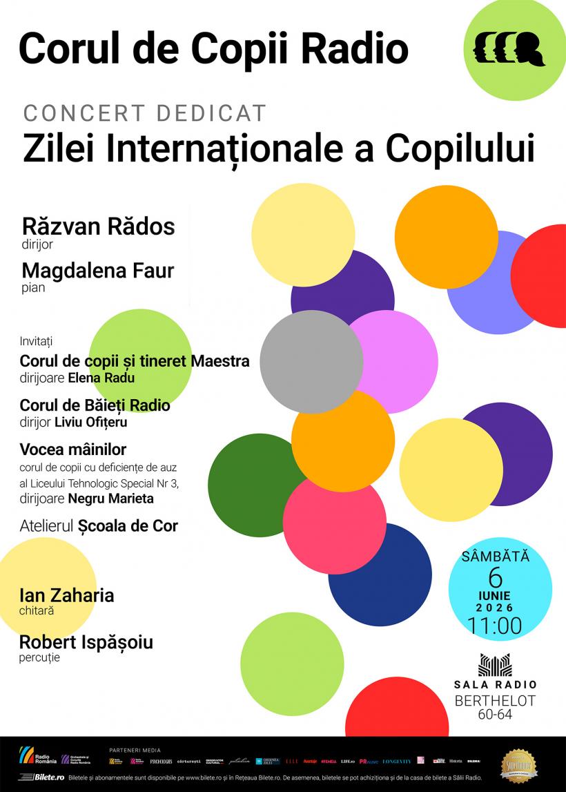 Copilăria, sărbătorită prin muzică la Sala Radio 19010679