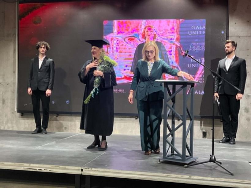 Managerul cultural Aura Corbeanu a primit titlul onorific Doctor Honoris Causa, distincție acordată de Academia de Muzică, Teatru și Arte Plastice Chișinău 19011302