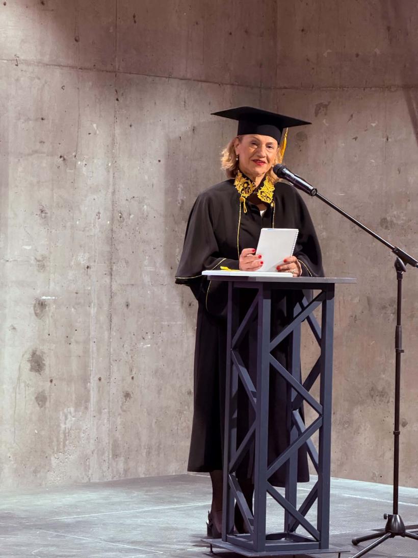 Managerul cultural Aura Corbeanu a primit titlul onorific Doctor Honoris Causa, distincție acordată de Academia de Muzică, Teatru și Arte Plastice Chișinău 19011307