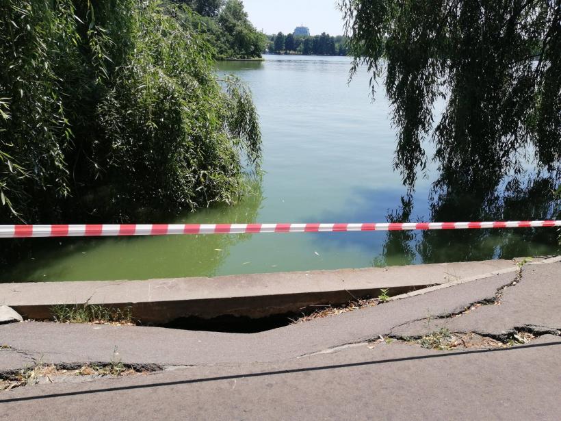 Se golește Lacul Herăstrău! PMB intervine în forță după ani de degradare a malurilor 19011321
