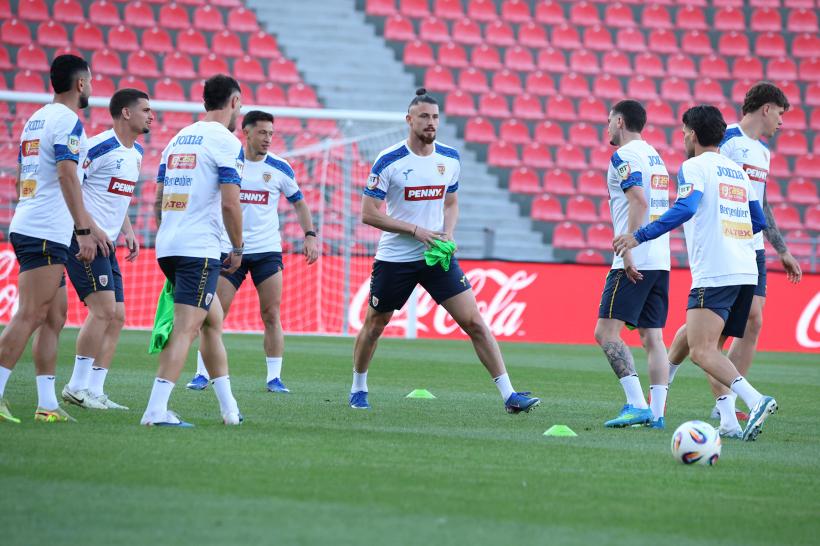 România egalează Georgia! Debut dificil pentru Hagi după o gafă uriașă a lui Aioani