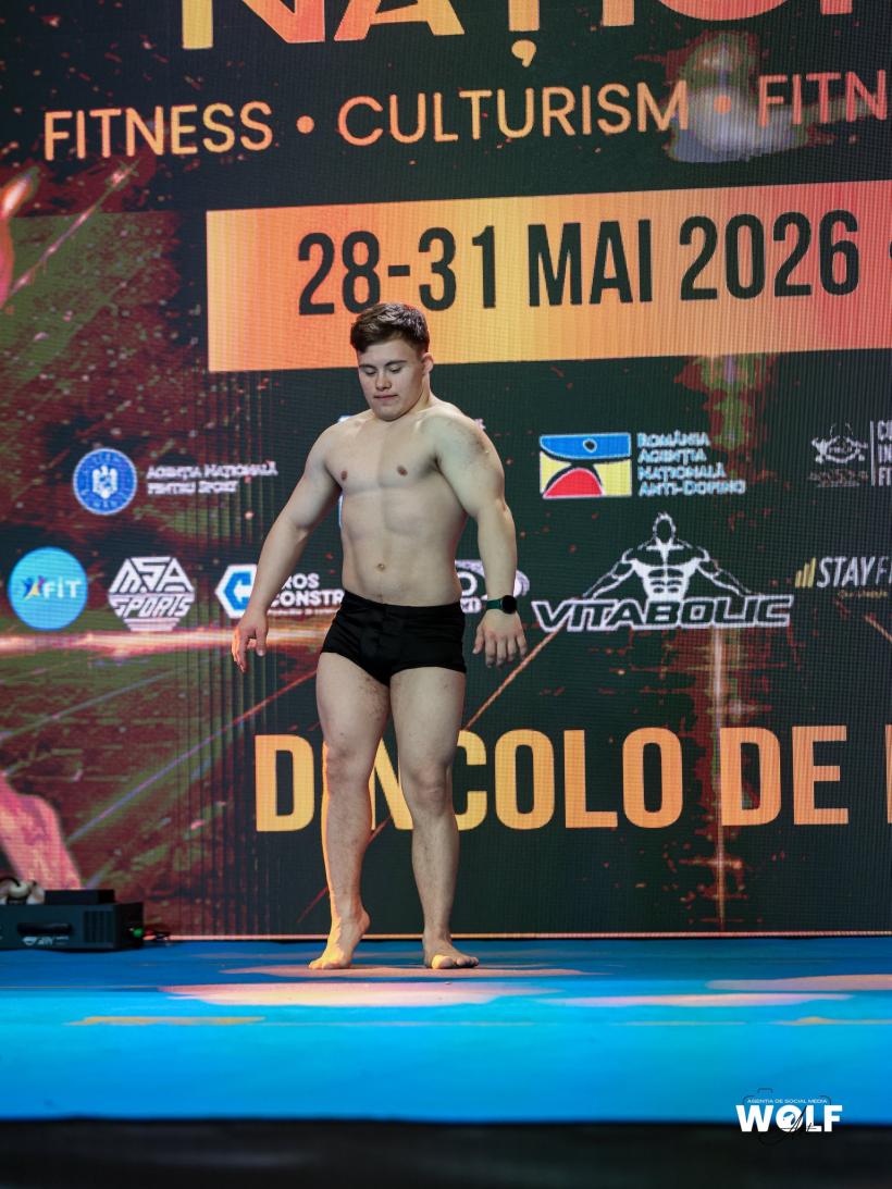 Premieră istorică pentru România: Alex Zotică, primul sportiv cu Sindrom Down selectat în Lotul Național de Culturism pentru Campionatul Mondial IFBB 2026