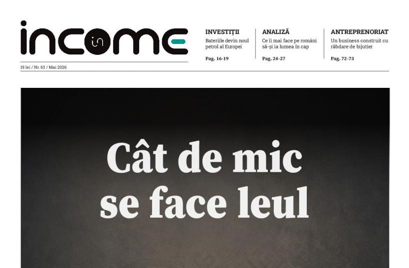 Noua ediție Income Magazine: Cât de mic se face leul