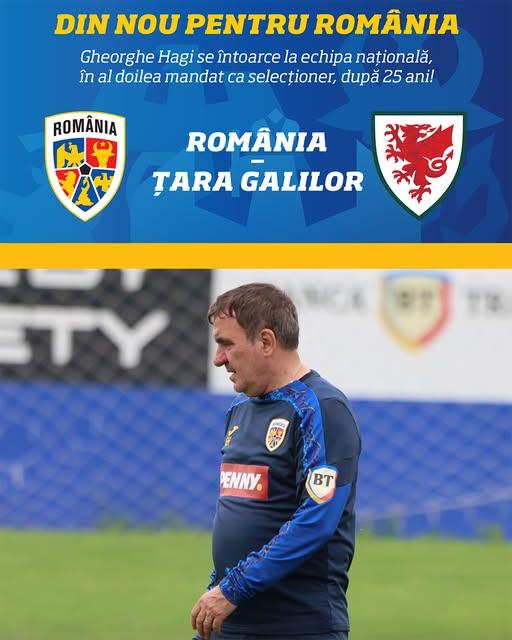 România – Țara Galilor: Hagi a anunțat primul „11” pentru amicalul de pe Stadionul Steaua