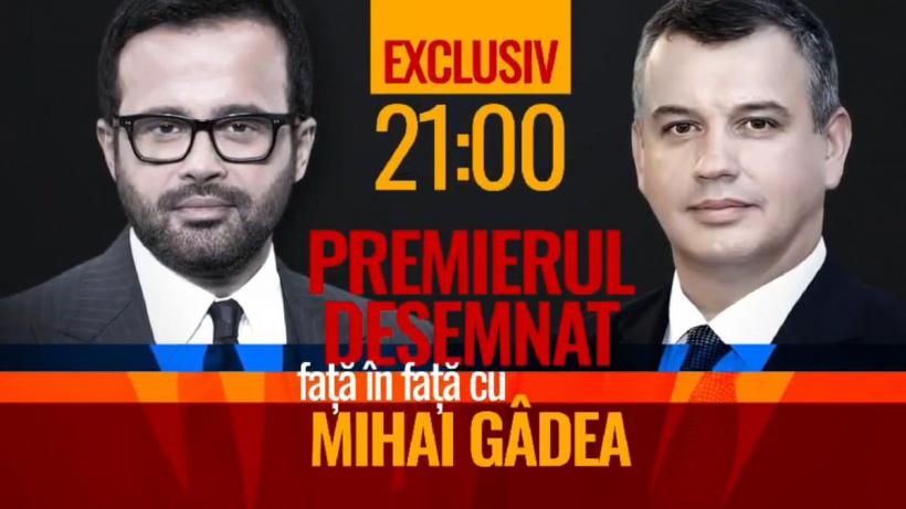 Eugen Tomac vine astăzi, la ora 21.00, la Antena 3 CNN. Îi puteți pune întrebări premierului desemnat