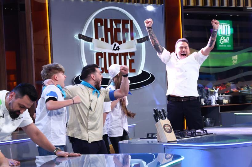 Echipa lui Chef Ștefan a câștigat ieri battle-ul, tunicile albastre fiind primele semifinaliste. Copiii Chefilor vin la degustare  în Semifinala Chefi la cuțite – Viitorul are gust