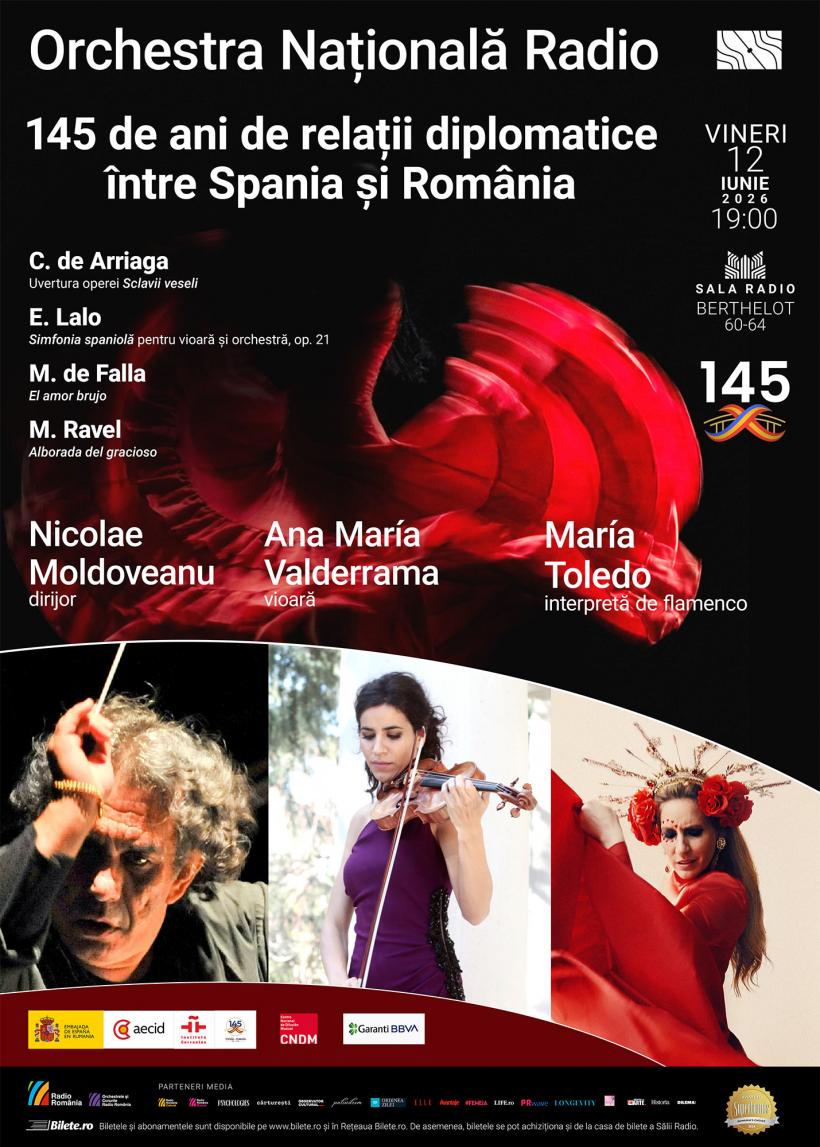 Concert extraordinar la Sala Radio: 145 de ani de relații diplomatice între Spania și România 19012267