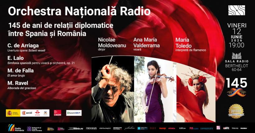 Concert extraordinar la Sala Radio: 145 de ani de relații diplomatice între Spania și România 19012268