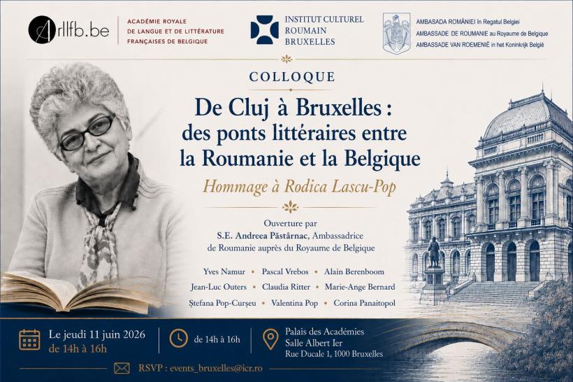„De la Cluj la Bruxelles: punți literare româno-belgiene”, eveniment omagial dedicat Rodicăi Lascu-Pop
