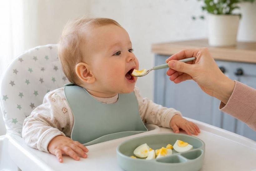 Ouăle și alergiile bebelușilor: Cu cât sunt introduse mai repede în alimentație, cu atât mai bine 