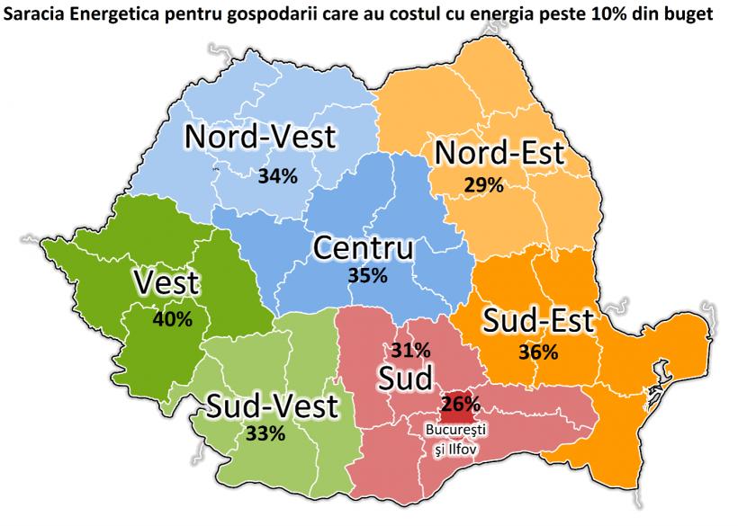 Sărăcia energetică lovește puternic România: una din trei gospodării nu mai face față costurilor