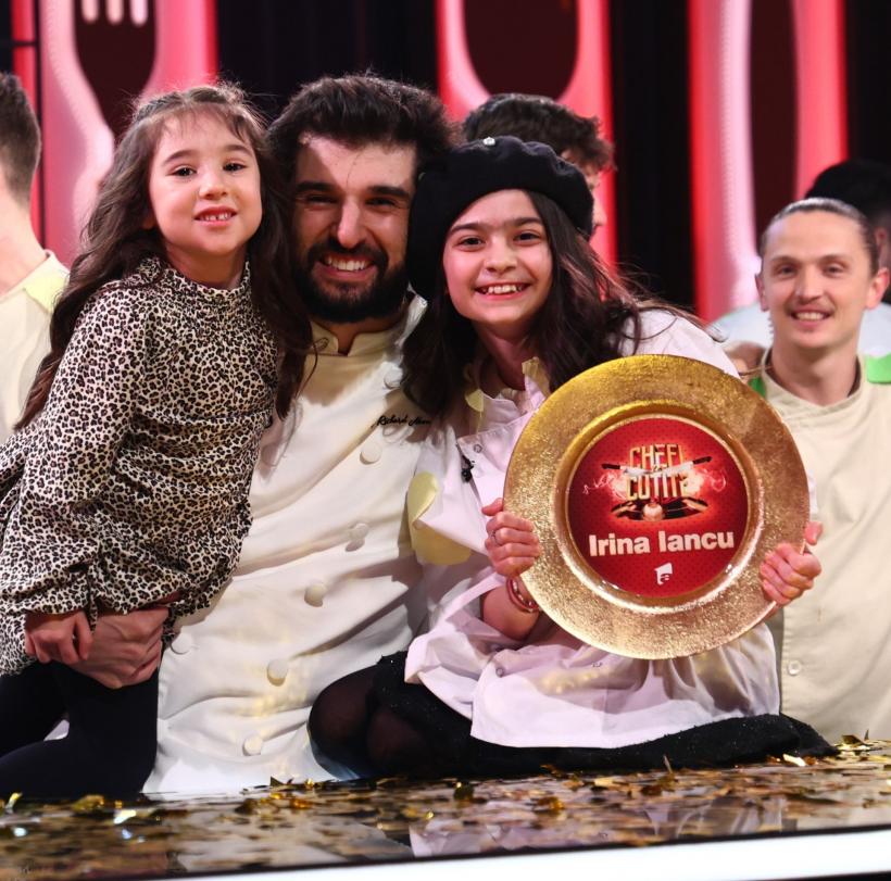 Irina Iancu, concurenta lui Chef Richard Abou Zaki, a câștigat mini-sezonul dedicat juniorilor pasionați de gătit Chefi la cuțite – Viitorul are gust 19012830