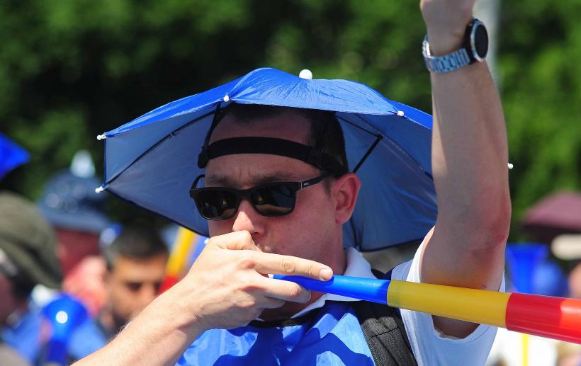 Protest al sindicatelor din educație în fața Guvernului: CNSLR-Frăția susține revendicările cadrelor didactice privind legea salarizării 19013931