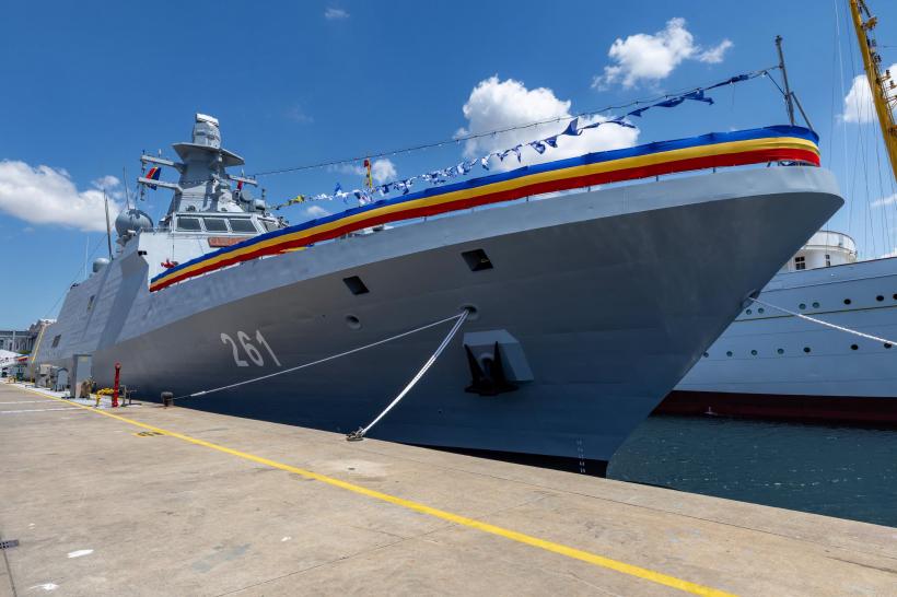 România are prima navă militară modernă din ultimii 35 de ani. Cum arată corveta „Contraamiral August Roman”