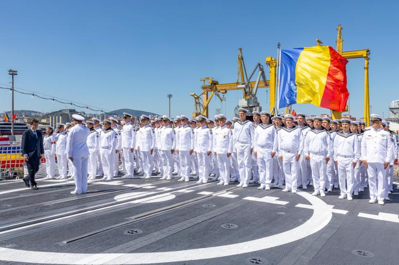 România are prima navă militară modernă din ultimii 35 de ani. Cum arată corveta „Contraamiral August Roman” 19014403