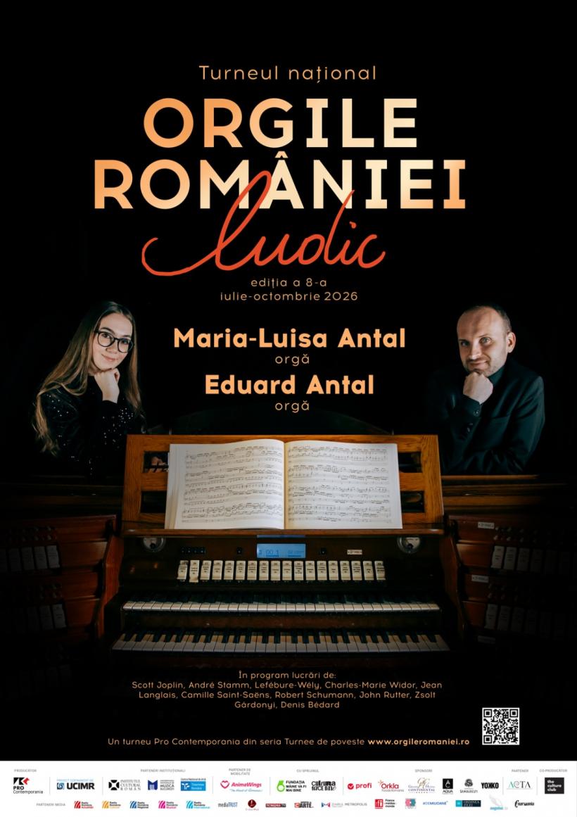 Turneul Național Orgile României revine cu ediția a 8-a – Ludic. O călătorie muzicală care dezvăluie latura jucăușă și surprinzătoare a orgii 19014314