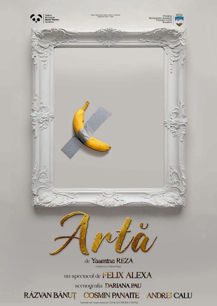 „Artă” de Yasmina Reza, în regia lui Felix Alexa, este noua producție a Teatrului Municipal „Matei Vișniec” Suceava 19014895