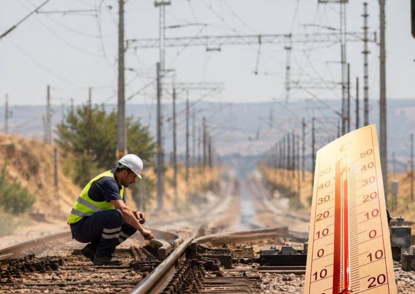 Întârzieri masive în Gara de Nord din cauza caniculei. Trenurile circulă cu restricții severe de viteză. Aproape 5 ore întârziere pe ruta Craiova-București