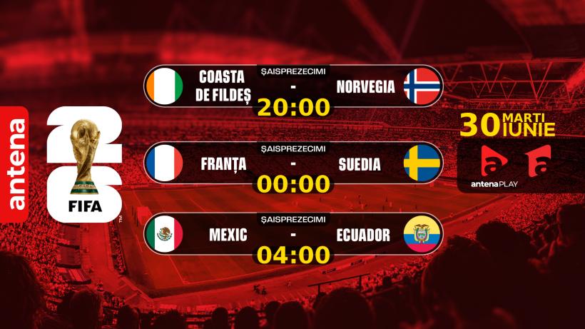 Brazilia, Paraguay și Maroc, ȋn optimile Campionatului Mondial, ȋn cea de-a 19-a zi lider de audienţă la Antena 1 19015932