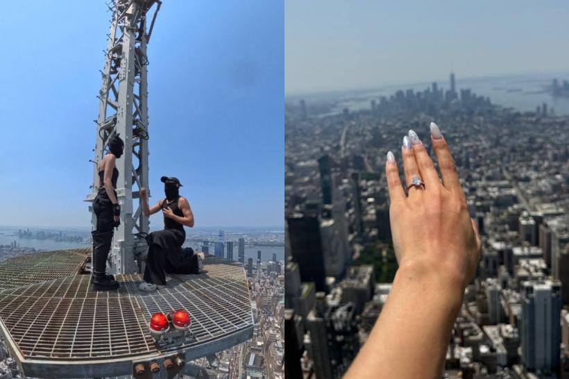Cerere în căsătorie la 443 de metri înălțime. Poveste demnă de un film. Ce trebuie să știi despre cuplul rus care a escaladat vârful clădirii Empire State Building