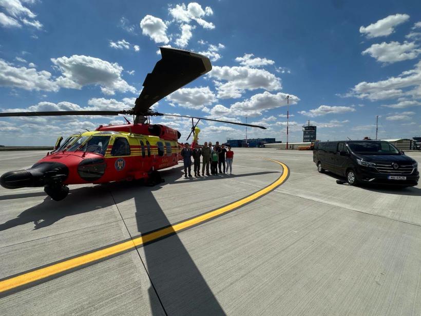 Misiune de viață și de moarte: un elicopter Black Hawk a transportat organe pentru transplant