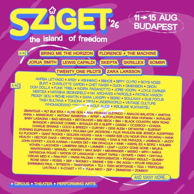 Bucureștiul intră în ritmul Sziget 2026: Warm-Up Party pe 9 iulie la J'ai Bistrot 19016249