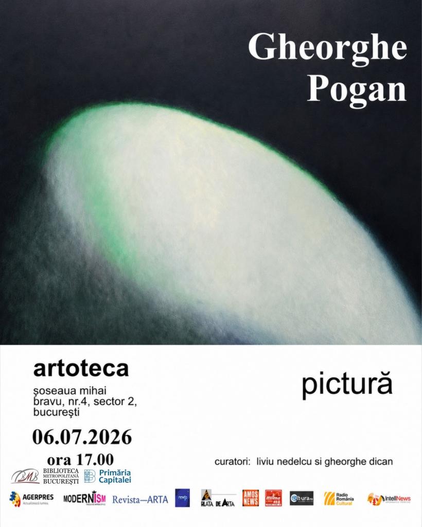 Vernisajul expoziției de pictură semnată de artistul plastic Gheorghe Pogan, la Galeria Artotecii de la Biblioteca Metropolitană București