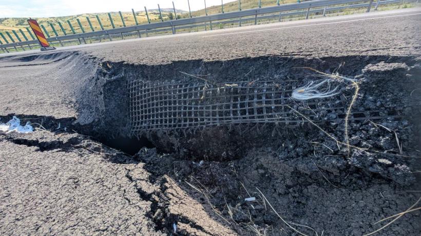 Surpare pe Autostrada Sebeș–Turda. DRDP Cluj închide circulația