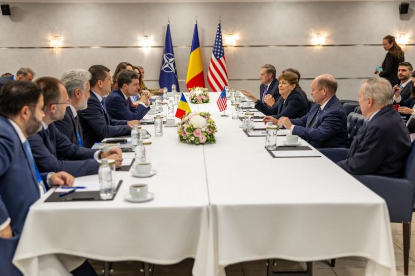 Nicușor Dan, întâlnire-cheie cu delegația Congresului SUA înainte de Summitul NATO. Ce au discutat despre securitatea României