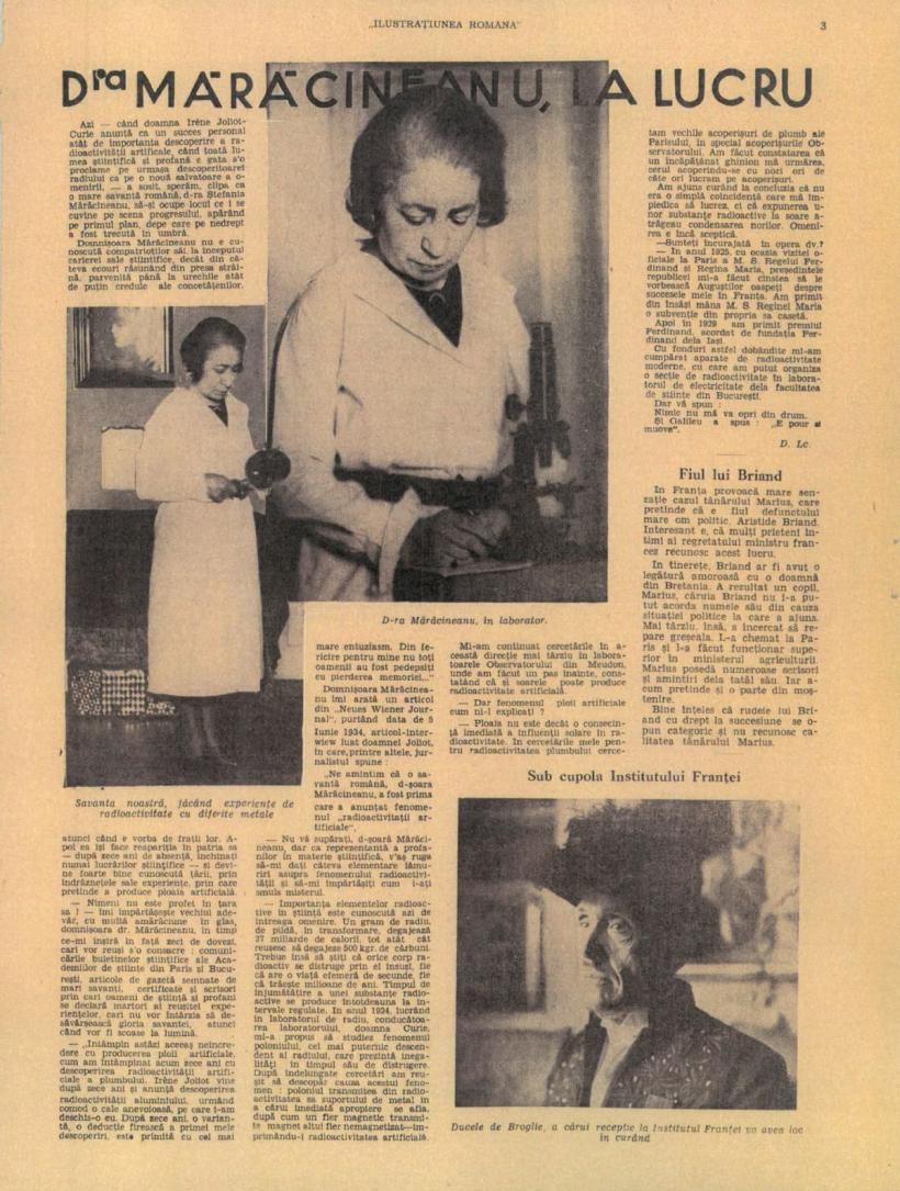 Ștefania Mărăcineanu, savanta care aduce ploaia 19017856