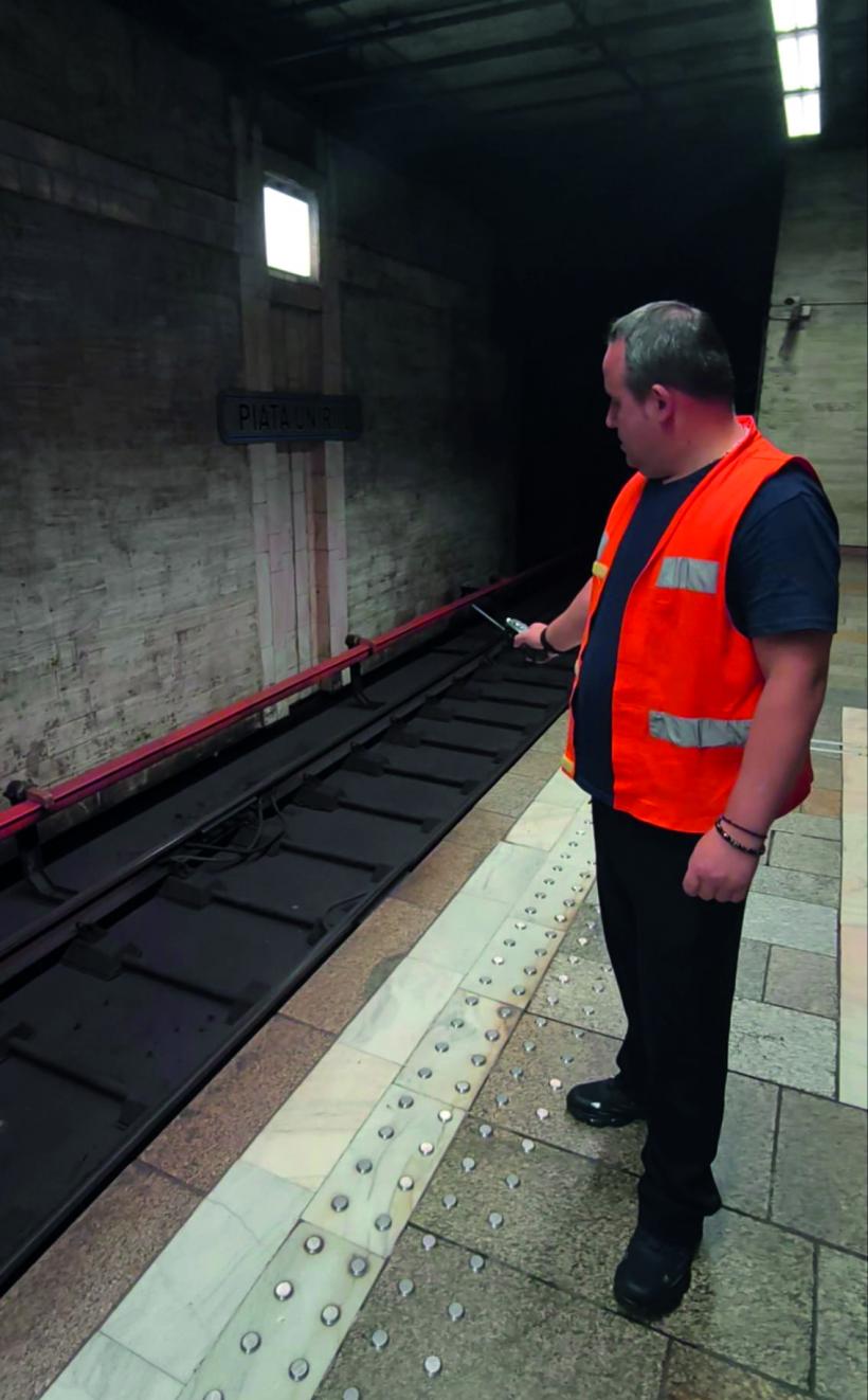 REPORTAJ. Tură de noapte la metrou: milioane de vieți garantate pe un caiet A4. Viața nevăzută a „liniorilor” din galeriile Metrorex 19018009