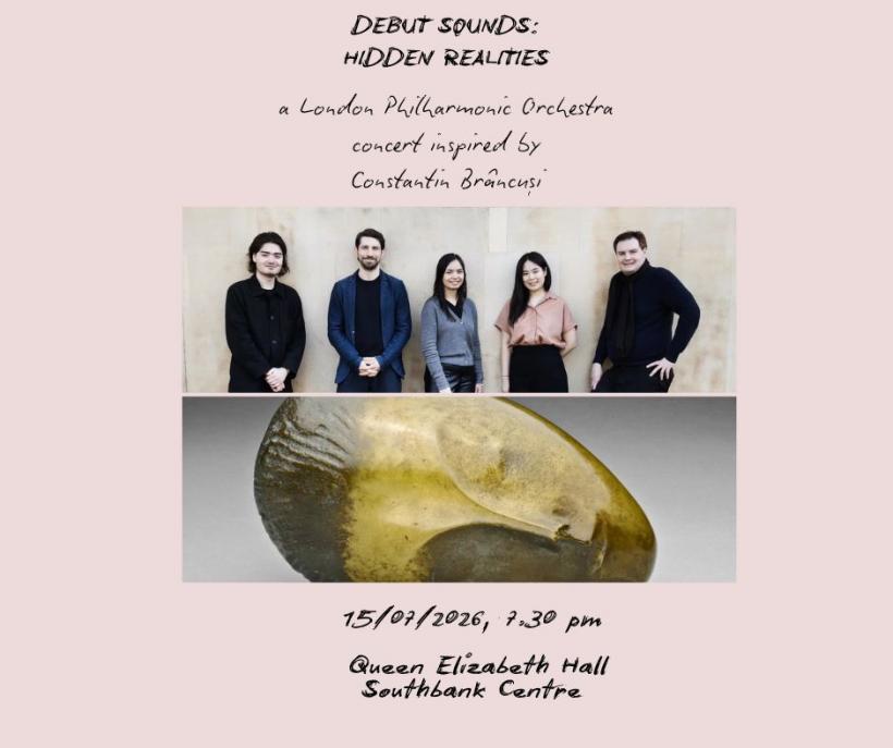 Opera lui Brâncuși inspiră muzicienii la Londra. Cinci compoziții vor fi prezentate în premieră absolută de London Philharmonic Orchestra, la Southbank Centre, în cadrul programului coordonat de Sir George Benjamin