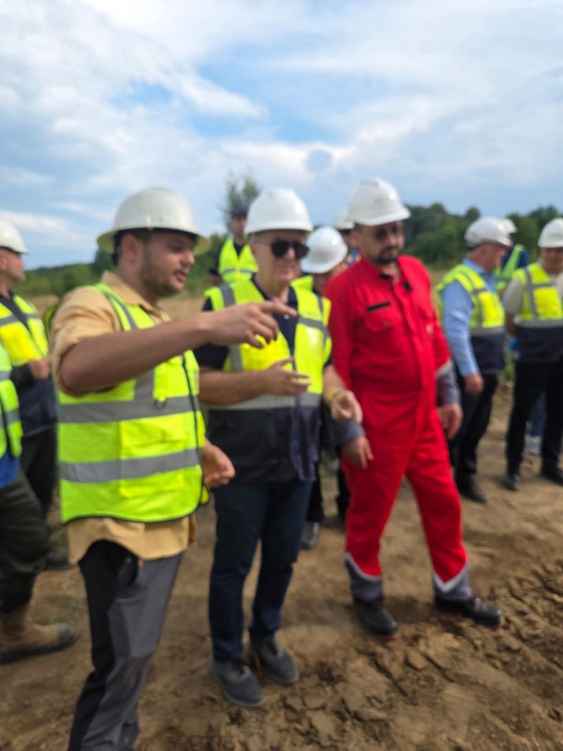 Lucrările la conducta de gaze Tetila – Horezu – Râmnicu Vâlcea au fost inspectate de directorul general Transgaz, Ion Sterian 19018756
