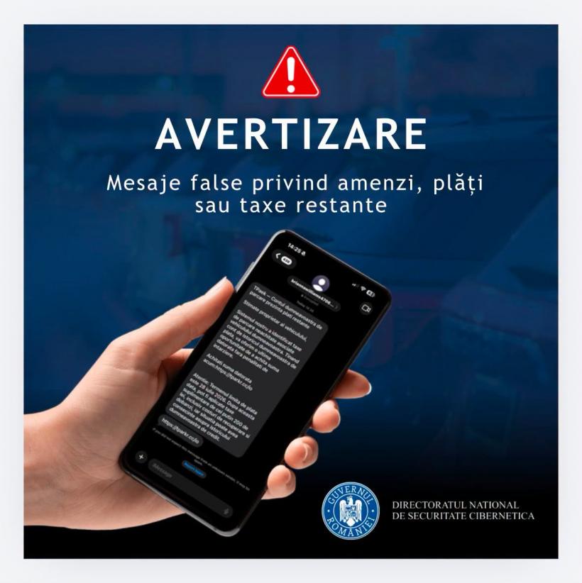 Escrocheria cu plata parcării care circulă prin SMS. Mulți români pot cădea în capcană