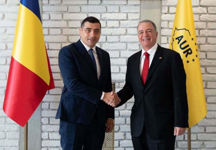 Tensiuni în regiune, discuții la București: George Simion s-a întâlnit cu ambasadorul SUA