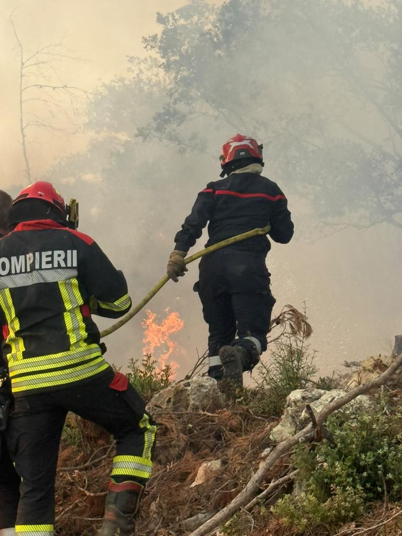 Pompierii români sting incendii pentru a salva locuințele francezilor 19020461