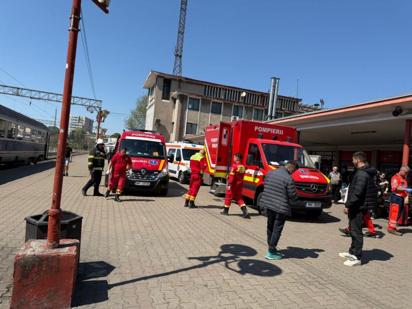 Accident feroviar mortal în județul Constanța. Un bătrân a sfârșit sub roțile trenului