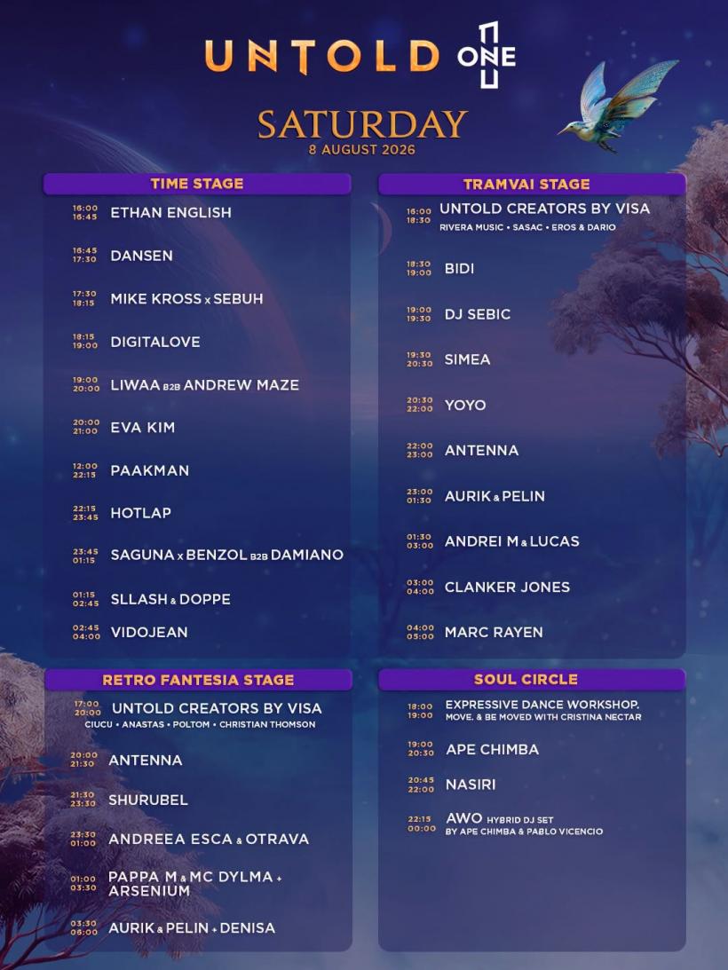Cine urcă pe scena Untold 2026: Sting, The Chainsmokers și Flo Rida, vedetele festivalului de la Cluj 19021070