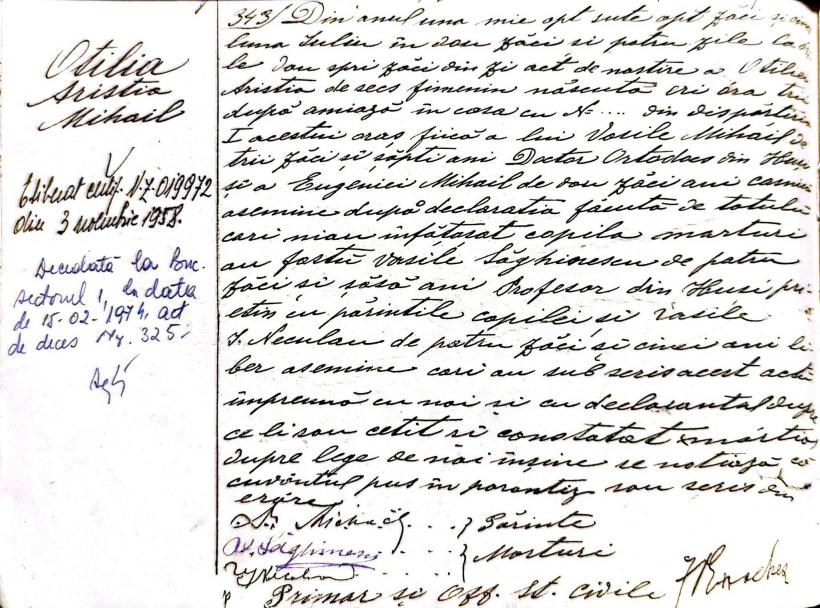 Ottilia-Aristia Michail, artista ultimelor portrete ale primilor regi ai României 19021112