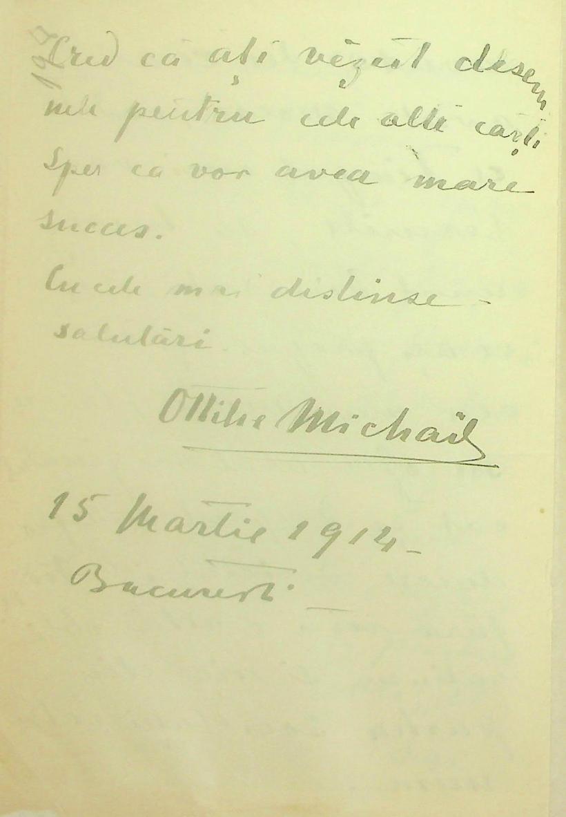 Ottilia-Aristia Michail, artista ultimelor portrete ale primilor regi ai României 19021115