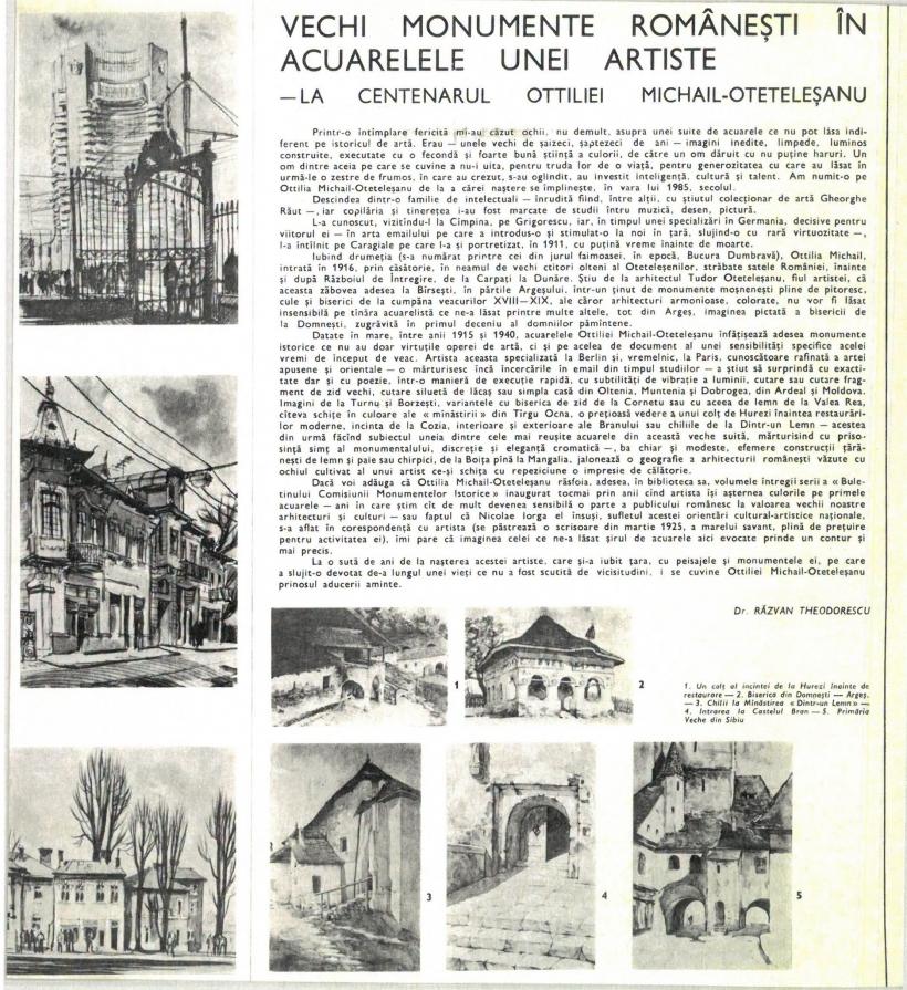 Ottilia-Aristia Michail, artista ultimelor portrete ale primilor regi ai României 19021117