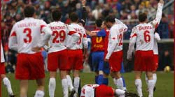 steaua uta 0 0 ros albastrii acuza arbitrajul