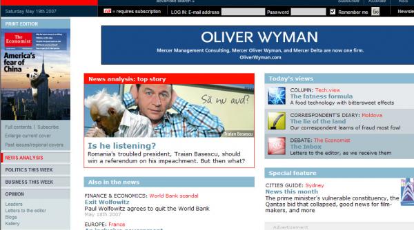 ce a zis presa straina