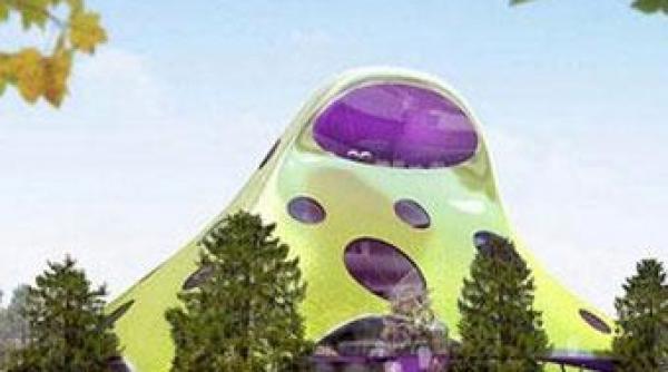 biblioteca nationala sub forma de meduza