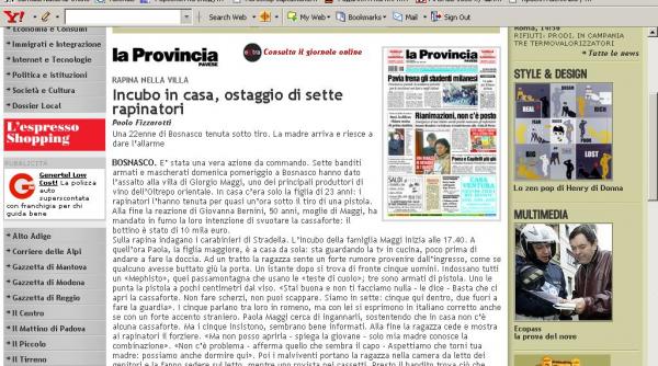 o banda formata din romani ia o ostateca in italia